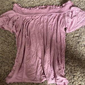 American eagle off the shoulder size medium top
